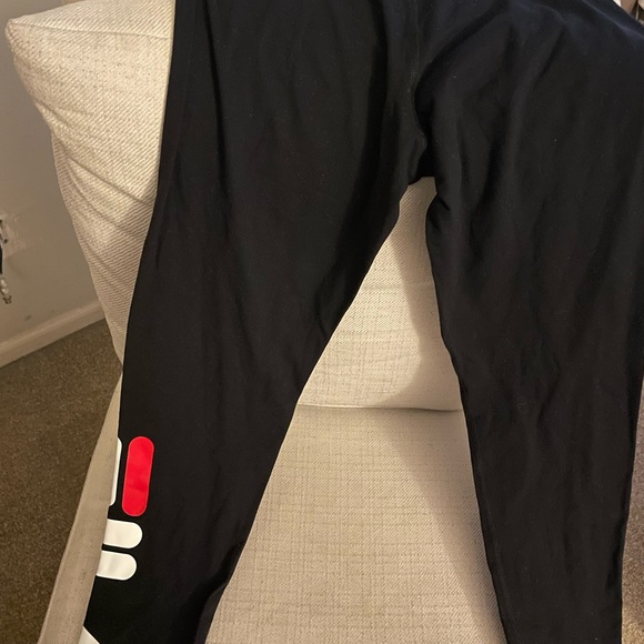 Fila women’s black leggings women’s size small - Picture 2 of 3